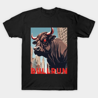 Bullrun Bitcoin cryptocurrency future payment T-Shirt